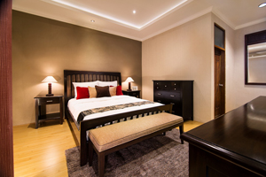 The Windsor Collection is suitable for those seeking an airy, light ambiance in their interior. The combination of slatted & square patterns in the furniture work together in unison to create a smart looking interior.

<br>
<br>Items:
<br>Bed Frame with Headboard & Mattress 
<br> King size: 180 x 200 - Queen size: 160 x 200 - Single size: 100 x 190 cm
<br>Bedside Tables (55W x 45D x 70H cm)
<br>Dresser (165W x 56D x 90H cm)
<br>Chest of Drawers (100W x 53D x 108H cm)

